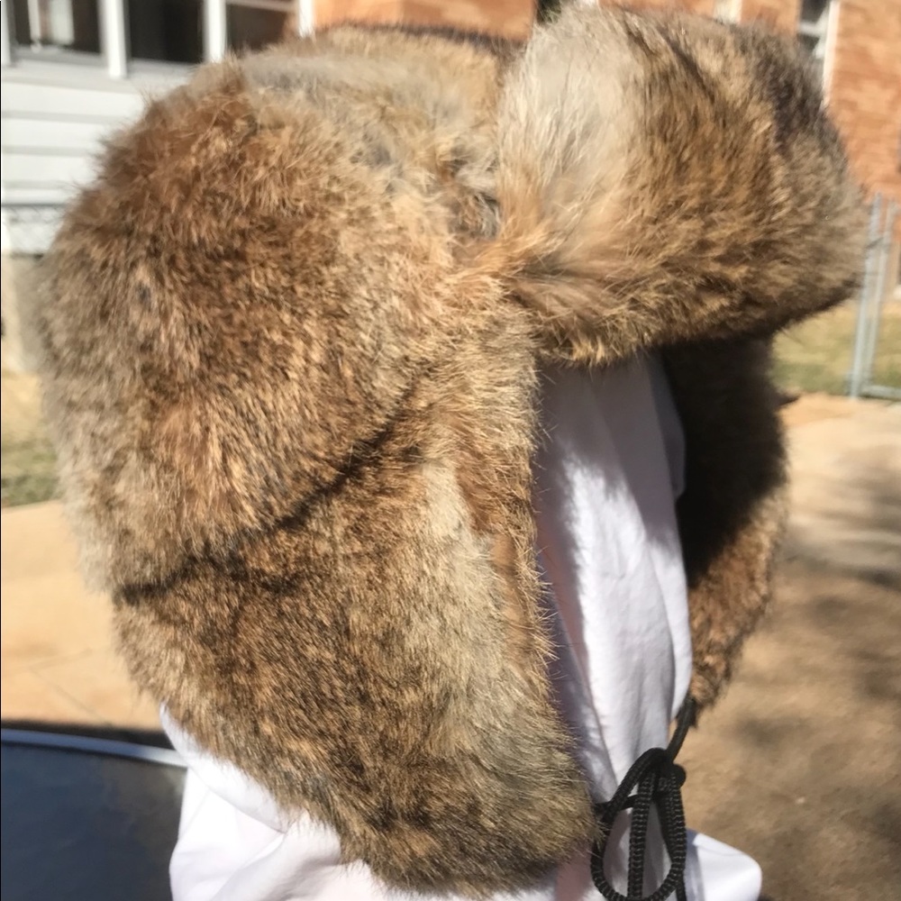 Rabbit fur hat!